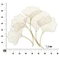 PANEL ZE STALI GLAM LEAF 79 5 68 cm